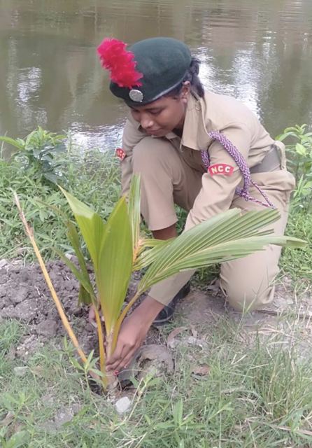 N.C.C. Unit activity, Mahishadal Girls' College