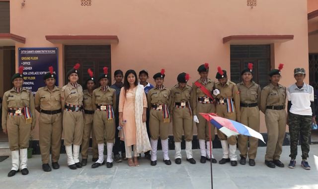 N.C.C. Unit activity, Mahishadal Girls' College