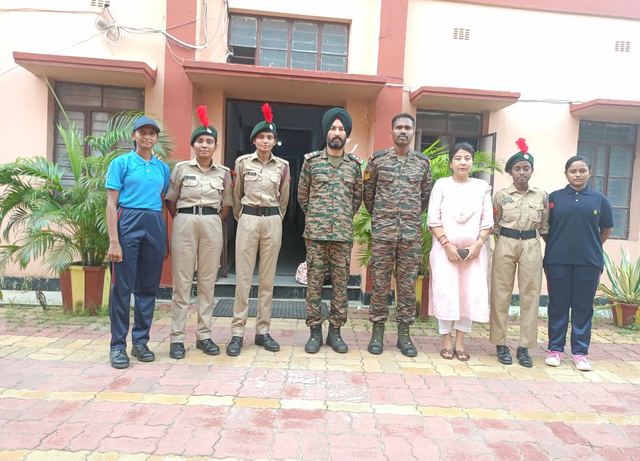 N.C.C. Unit activity, Mahishadal Girls' College