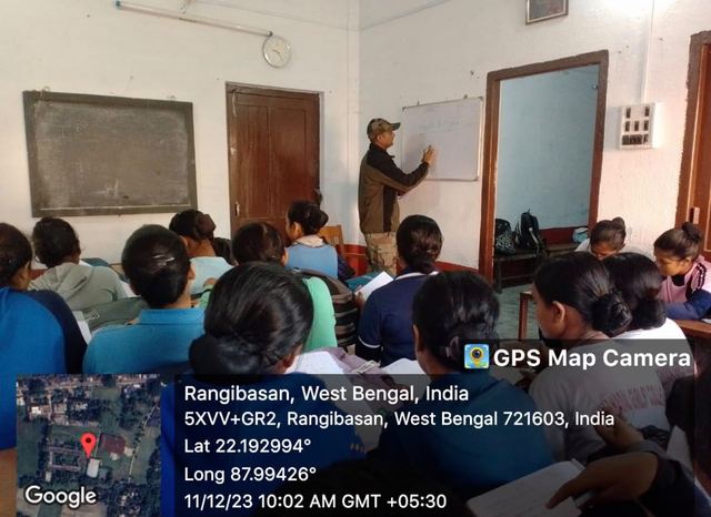 N.C.C. Unit activity, Mahishadal Girls' College