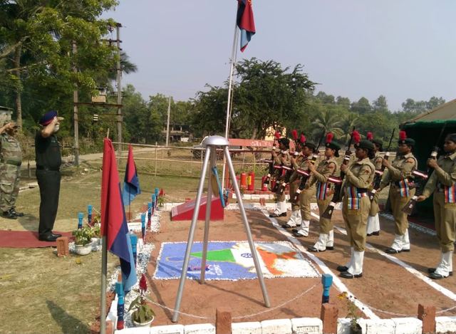 N.C.C. Unit activity, Mahishadal Girls' College