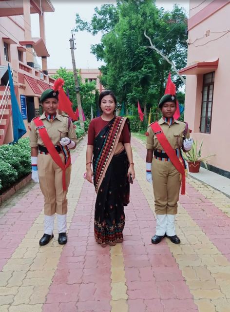N.C.C. Unit activity, Mahishadal Girls' College