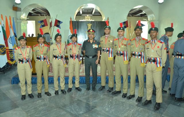 N.C.C. Unit activity, Mahishadal Girls' College