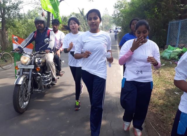 N.C.C. Unit activity, Mahishadal Girls' College