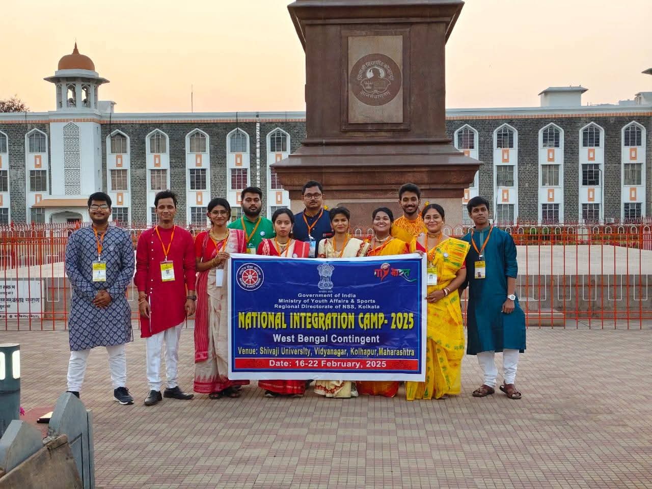 Prof. Kundan Ghosh at National Integration Camp, Shivaji University, Kolhapur